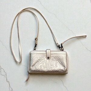 The Sak Iris Embossed Smartphone Crossbody Bag